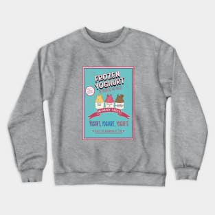 The Good Place, Frozen Yogurt Poster Style Crewneck Sweatshirt